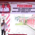 Bupati FDW Resmikan Gedung Unit Tranfusi Darah RSUD Amurang